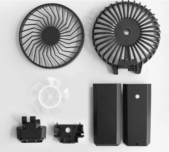 ABS PP Plastic Mini Fan Accessories, Injection Plastic Mould Manufacturer